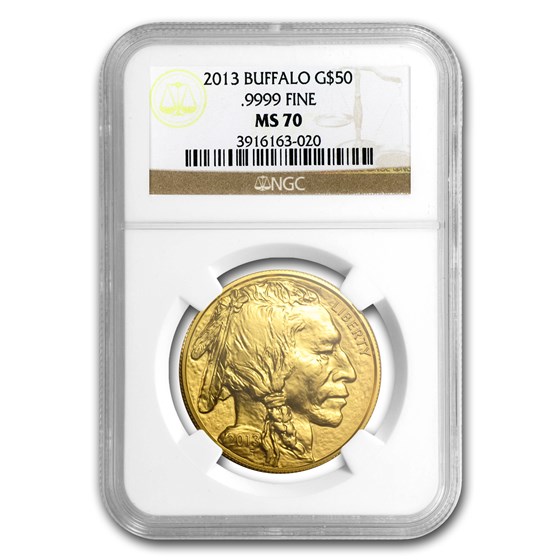 2013 1 oz Gold Buffalo MS-70 NGC 2013 1 oz Gold Buffalo MS-70 NGC